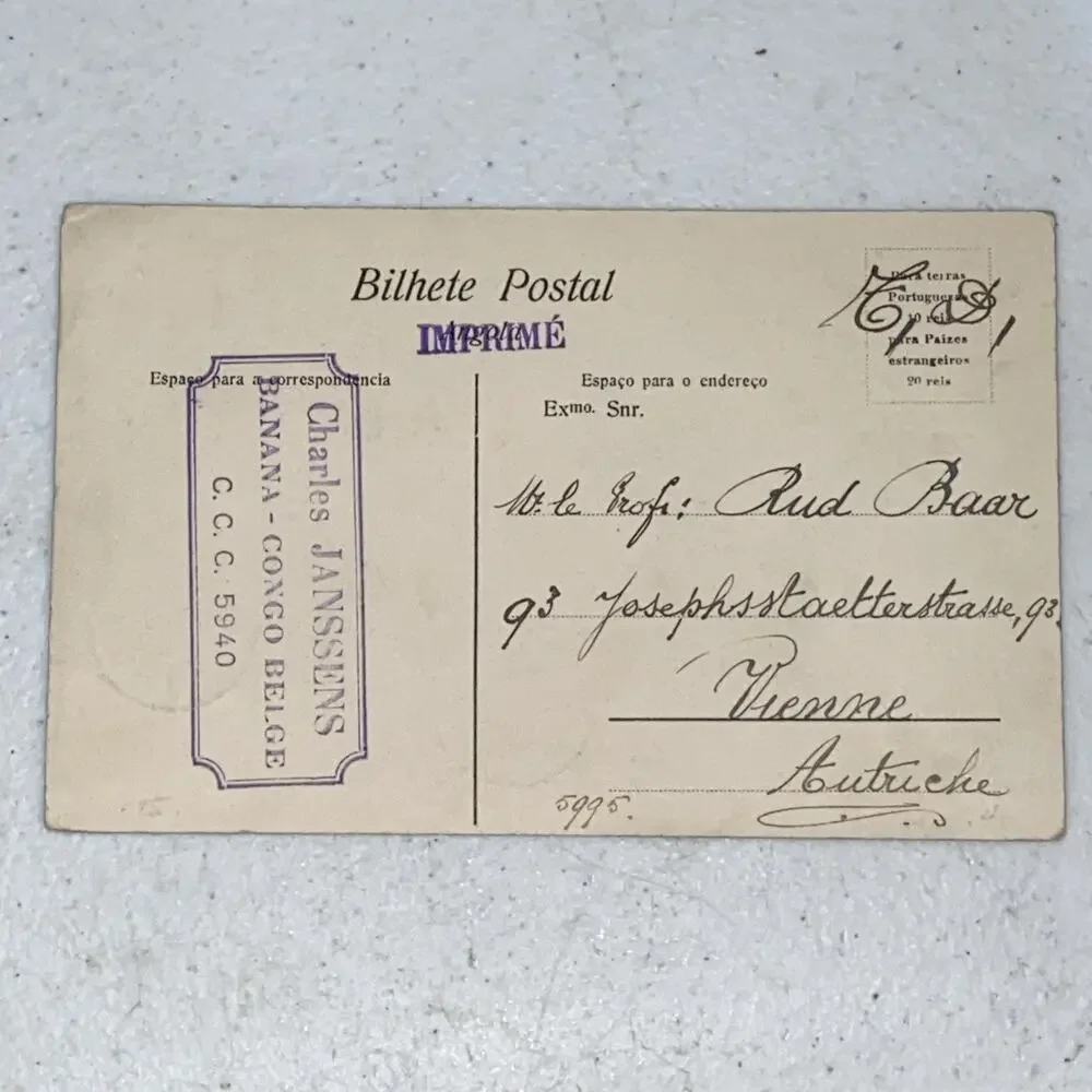 RARE‎ Lot Of 4 Used Postcards Stamped 1920’s 1930’s Congo Djibouti Guinea